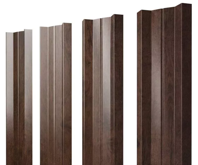 Штакетник Grand Line М-образный А 0,45 Print Premium РФ Antique Wood Античный дуб купить в екатеринбурге
