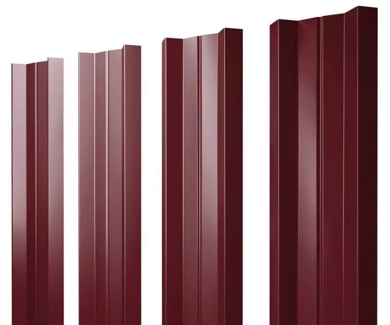 Штакетник Grand Line М-образный А 0,5 Velur RAL 3005 Красное вино купить в екатеринбурге