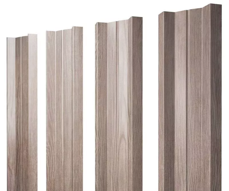 Штакетник Grand Line М-образный А 0,45 Print Elite White Wood Беленый дуб купить в екатеринбурге