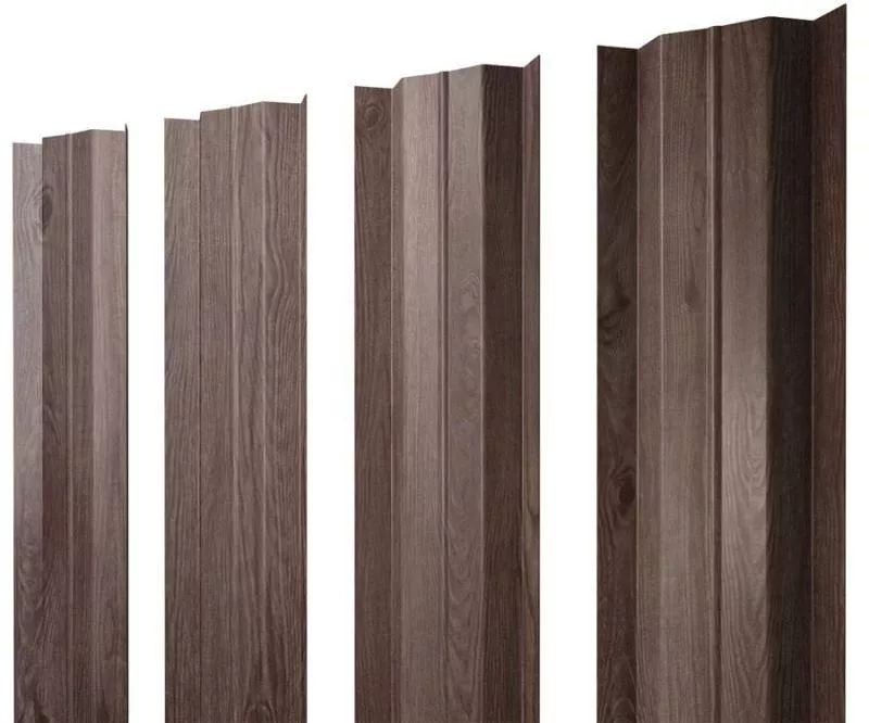 Штакетник Grand Line М-образный В 0,45 Print Elite White Wood Беленый дуб купить в екатеринбурге