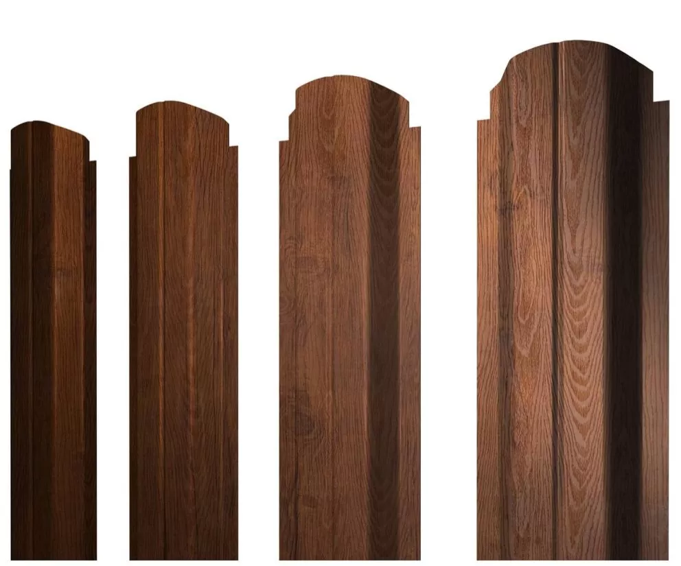 Штакетник П-образный А фигурный 0,45 Print Premium Golden Wood Fresh купить в екатеринбурге
