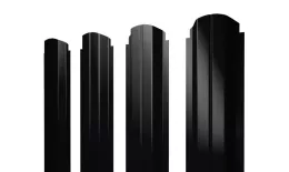 Штакетник П-образный А фигурный 0,5 Drap RAL 9005 черный. Цена: 104 руб. Артикул: 46075