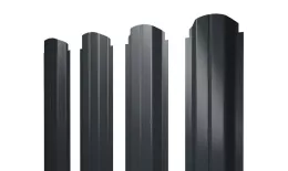 Штакетник П-образный A фигурный 0,5 Drap TX RAL 7016 антрацитово-серый. Цена: 104 руб. Артикул: 38618