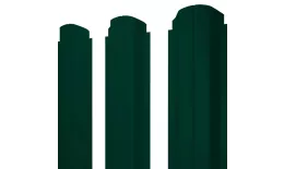 Штакетник П-образный А фигурный 0,5 PE RAL 6005 зеленый мох. Цена: 99 руб. Артикул: 38706