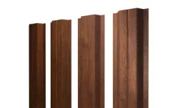 Штакетник П-образный A с прямым резом 0,4 Print Premium Golden Wood Fresh TwinColor. Артикул: 38563