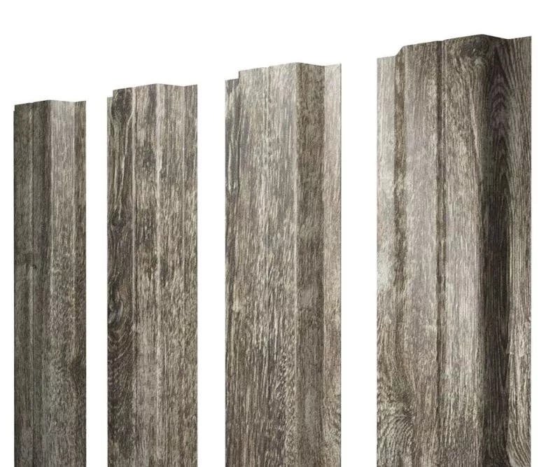 Штакетник П-образный A с прямым резом 0,45 Print Elite Nordic Wood TwinColor купить в екатеринбурге