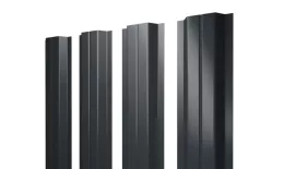 Штакетник П-образный A с прямым резом 0,5 Drap RAL 7016 антрацитово-серый. Цена: 104 руб. Артикул: 46008