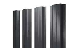 Штакетник П-образный A с прямым резом 0,5 Drap RAL 7024 мокрый асфальт. Цена: 104 руб. Артикул: 46355