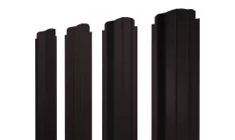 Штакетник П-образный B фигурный 0,4 PE-Matt-Double RAL 9005 черный. Цена: 105 руб. Артикул: 46360
