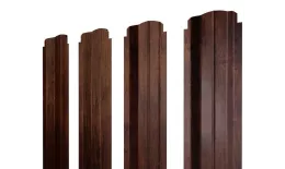 Штакетник П-образный B фигурный 0,45 Print-Double Premium Cherry Wood Fresh. Артикул: 38644