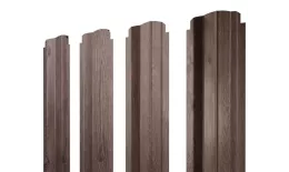 Штакетник П-образный B фигурный 0,45 Print Elite White Wood TwinColor. Цена: 126 руб. Артикул: 38643