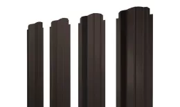 Штакетник П-образный B фигурный 0,5 Drap RR 32 темно-коричневый. Цена: 104 руб. Артикул: 46041