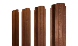 Штакетник П-образный В фигурный 0,4 Print Premium Golden Wood Fresh TwinColor. Артикул: 38773