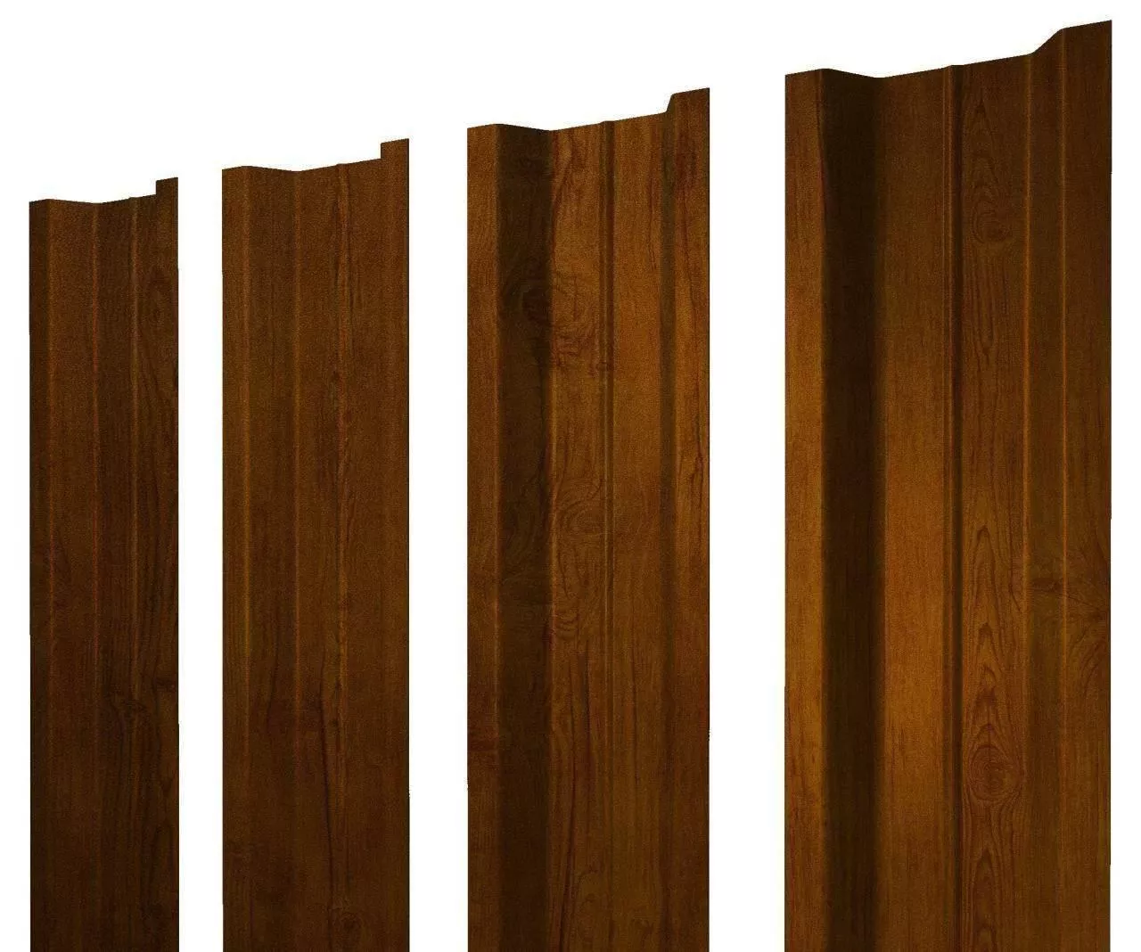 Штакетник П-образный В с прямым резом 0,4 Print Premium Golden Wood Intense FTC купить в екатеринбурге