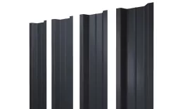 Штакетник П-образный В с прямым резом 0,45 Drap TX RAL 7024 мокрый асфальт. Цена: 117 руб. Артикул: 46094