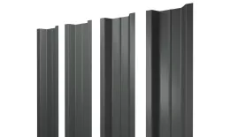 Штакетник П-образный В с прямым резом 0,45 PE RAL 7005 мышино-серый. Цена: 100 руб. Артикул: 39195