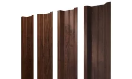Штакетник П-образный В с прямым резом 0,45 Print-Double Premium Cherry Wood Fresh. Артикул: 38750