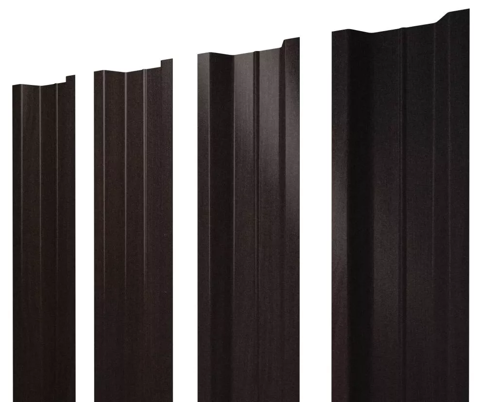 Штакетник П-образный В с прямым резом 0,45 Print Elite Coffee Wood Blesk TwinColor купить в екатеринбурге