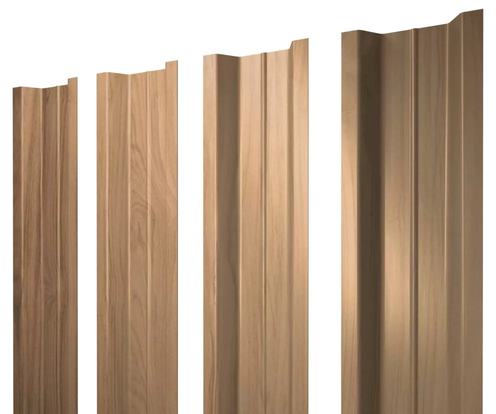 Штакетник П-образный В с прямым резом 0,45 Print Elite Honey Wood TwinColor купить в екатеринбурге