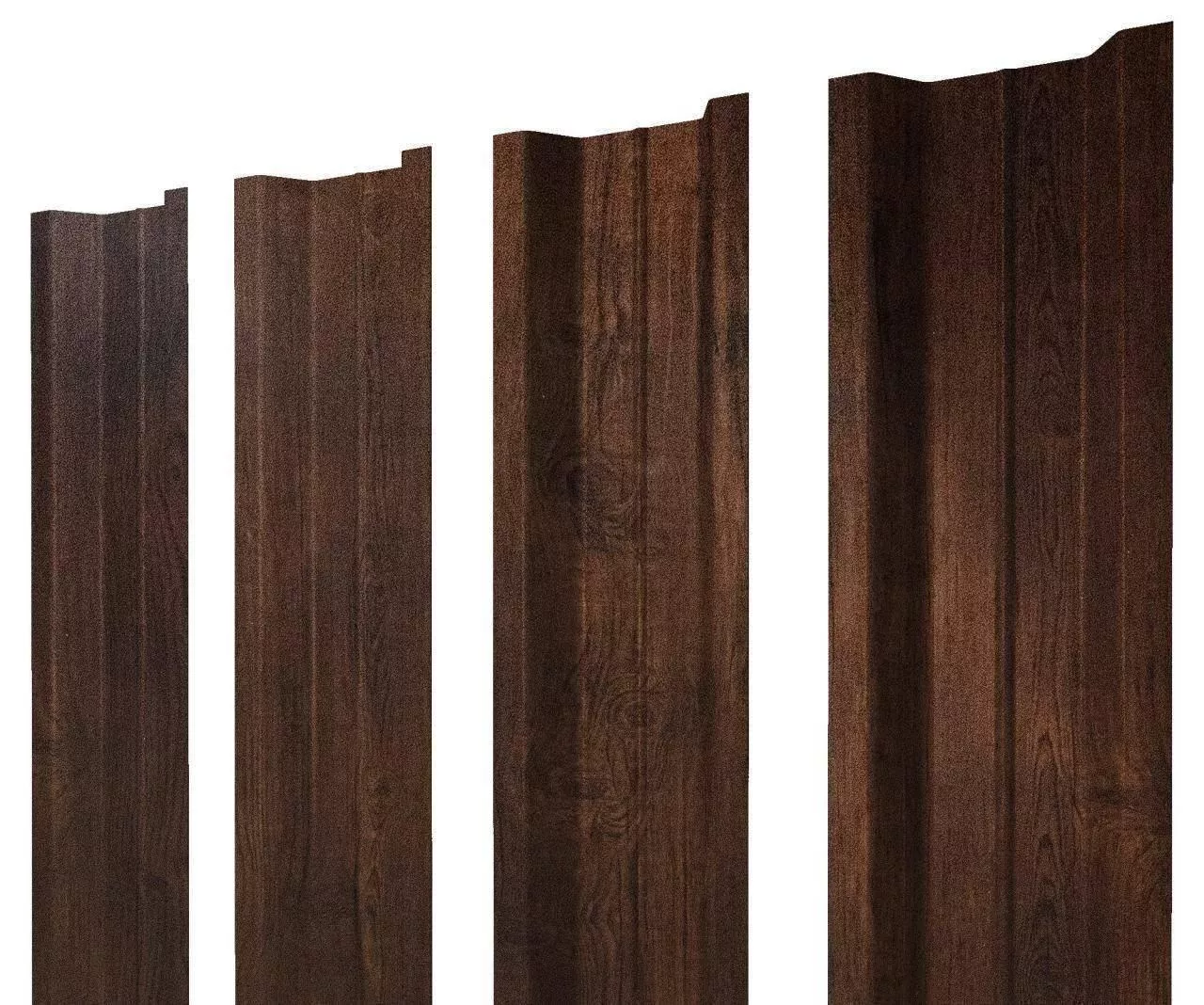 Штакетник П-образный В с прямым резом 0,45 Print Premium Cherry Wood Dark FTC купить в екатеринбурге