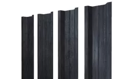 Штакетник П-образный В с прямым резом 0,45 Print Premium Grey Wood TwinColor. Цена: 115 руб. Артикул: 46103