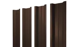 Штакетник П-образный В с прямым резом 0,5 Drap RAL 8017 шоколад. Цена: 104 руб. Артикул: 46108