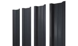 Штакетник П-образный В с прямым резом 0,5 Drap TX RAL 7024 мокрый асфальт. Цена: 104 руб. Артикул: 38756