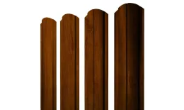 Штакетник Полукруглый Slim фигурный 0,4 Print Premium Golden Wood Intense FTC. Цена: 115 руб. Артикул: 46161