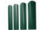 Штакетник Полукруглый Slim фигурный 0,5 Satin Matt RAL 6005 зеленый мох – Купить оптом и в розницу