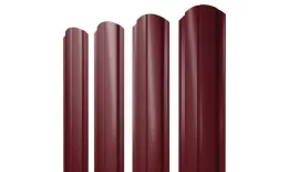 Штакетник Полукруглый Slim фигурный 0,5 Satin Matt TX RAL 3005 красное вино. Цена: 150 руб. Артикул: 46182