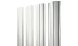 Штакетник Полукруглый Slim с прямым резом 0,45 PE-Double RAL 9003 сигнальный белый. Цена: 100 руб. Артикул: 38799