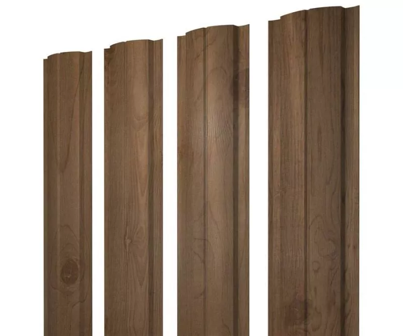 Штакетник Полукруглый Slim с прямым резом 0,45 Print Premium Pine Wood Fresh купить в екатеринбурге