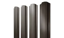 Штакетник Прямоугольный фигурный 0,4 PE-Double RR 32 темно-коричневый. Цена: 118 руб. Артикул: 39442