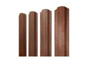 Штакетник Прямоугольный фигурный 0,4 Print Premium Golden Wood Fresh TwinColor – Купить оптом и в розницу