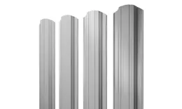 Штакетник Прямоугольный фигурный 0,45 PE RAL 9006бело-алюминиевый. Цена: 128 руб. Артикул: 39241