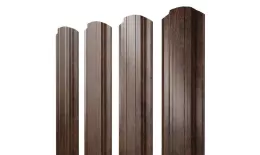 Штакетник Прямоугольный фигурный 0,45 Print-Double Premium Antique Wood. Артикул: 39450