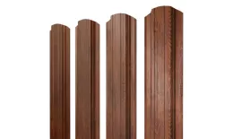 Штакетник Прямоугольный фигурный 0,45 Print-Double Premium Golden Wood Fresh. Артикул: 39021