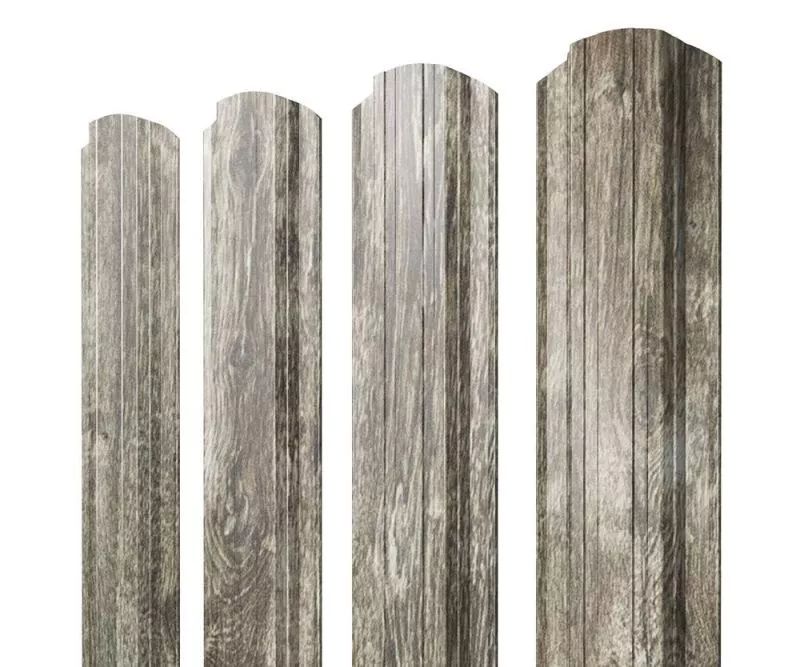 Штакетник Прямоугольный фигурный 0,45 Print Elite Nordic Wood TwinColor купить в екатеринбурге