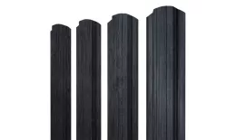 Штакетник Прямоугольный фигурный 0,45 Print Premium Grey Wood TwinColor. Цена: 149 руб. Артикул: 46241