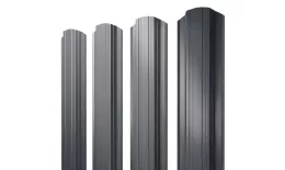 Штакетник Прямоугольный фигурный 0,5 Satin RAL 7024 мокрый асфальт. Цена: 129 руб. Артикул: 39052