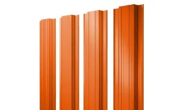 Штакетник Прямоугольный с прямым резом 0,45 PE RAL 2004 оранжевый. Цена: 131 руб. Артикул: 38920