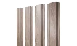 Штакетник Прямоугольный с прямым резом 0,45 Print-Double Elite White Wood. Артикул: 39432