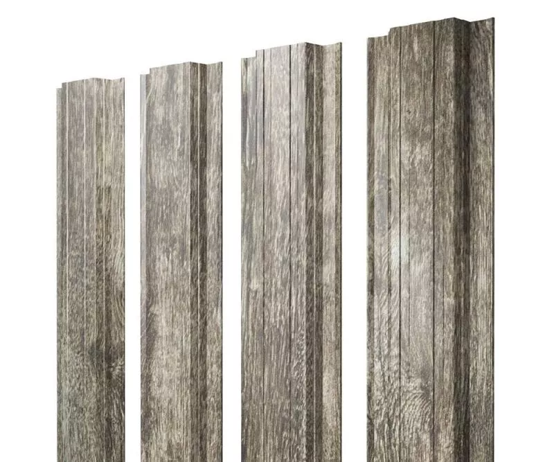 Штакетник Прямоугольный с прямым резом 0,45 Print Elite Nordic Wood TwinColor купить в екатеринбурге