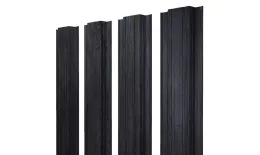Штакетник Прямоугольный с прямым резом 0,45 Print Premium Grey Wood TwinColor. Цена: 149 руб. Артикул: 46447
