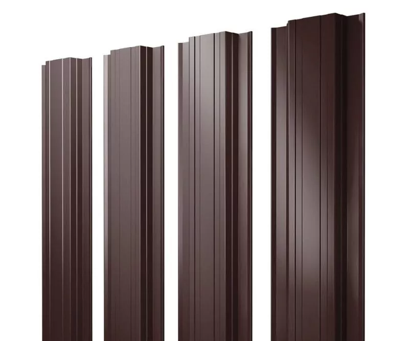 Штакетник Прямоугольный с прямым резом 0,5 GreenCoat Pural BT RR 887 шоколадно-коричневый (RAL 8017 шоколад) купить в екатеринбурге