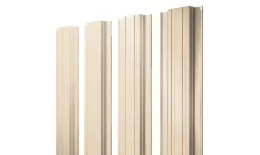 Штакетник Прямоугольный с прямым резом 0,5 Satin RAL 1015 светлая слоновая кость. Цена: 129 руб. Артикул: 39233