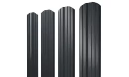 Штакетник Twin фигурный 0,45 Drap TR RAL 7016 антрацитово-серый. Цена: 105 руб. Артикул: 45737