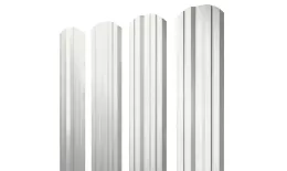 Штакетник Twin фигурный 0,45 PE-Double RAL 9003 сигнальный белый. Цена: 100 руб. Артикул: 38100