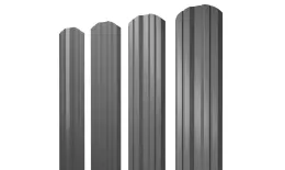 Штакетник Twin фигурный 0,45 PE RAL 7005 мышино-серый. Цена: 103 руб. Артикул: 39087