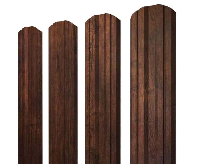 Штакетник Twin фигурный 0,45 Print-Double Premium Cherry Wood Dark F купить в екатеринбурге